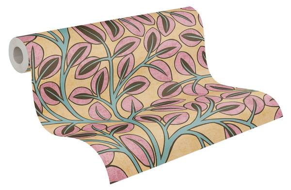 Vliestapete 791504-GU Gelb - Kunststoff - 53 x 1 x 1005 cm