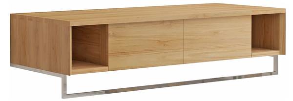 Waschbeckenunterschrank KUPANG Beige - Holz teilmassiv - 50 x 32 x 120 cm