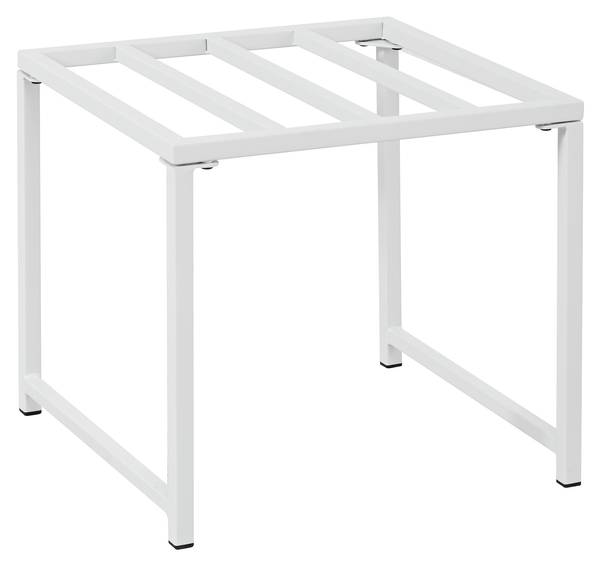 Garten-Essgruppe Hannah (7-teilig) Schwarz - Braun - Weiß - Glas - Metall - 117 x 74 x 117 cm
