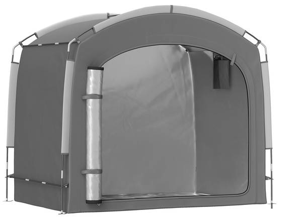 Fahrradgarage 84C-649V00CG Grau - Textil - 150 x 195 x 220 cm