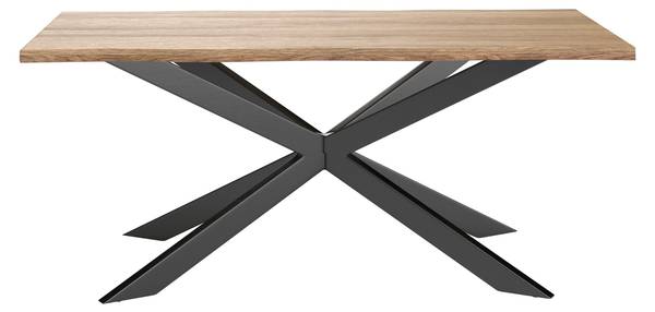 Tischplatte NOAH Braun - Holz teilmassiv - 160 x 4 x 90 cm