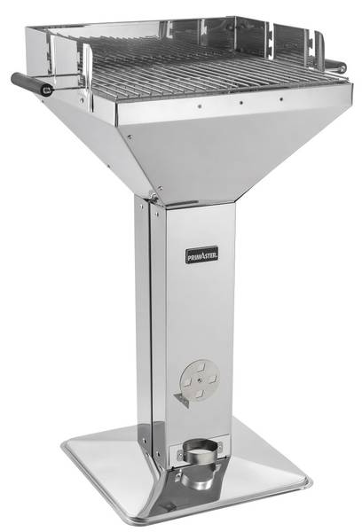 Trichtergrill DALTON Silber - Metall - 63 x 91 x 48 cm