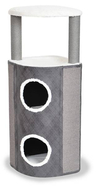 Kratztonne Bert Grau - Holzwerkstoff - 42 x 110 x 42 cm