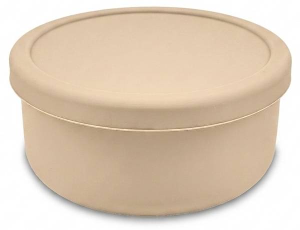 Pizzaballenbox mit Deckel 4er Set Beige