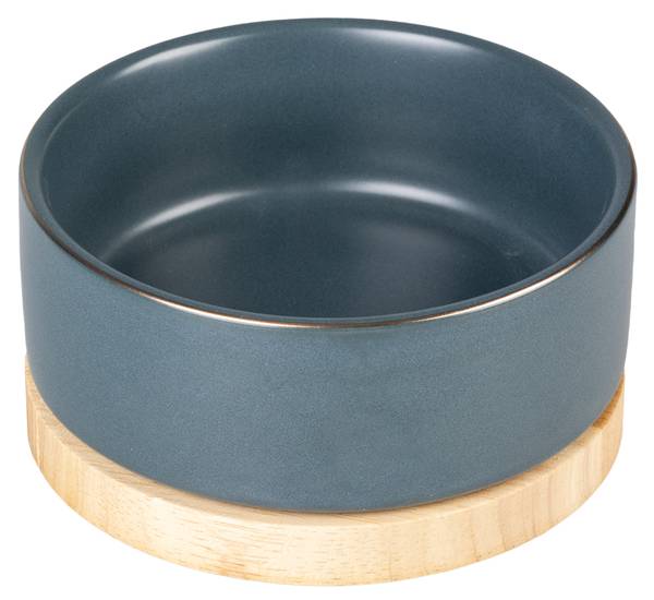 Keramiknapf Stone Timber Blau - Keramik - 13 x 6 x 13 cm