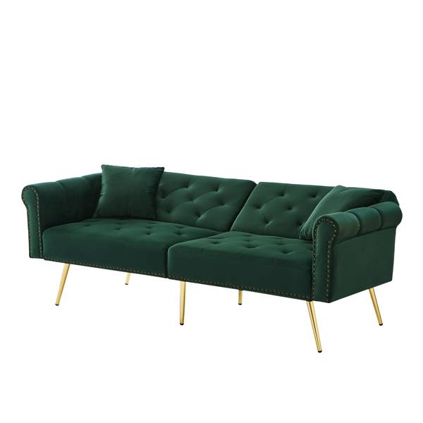2-Sitzer-Schlafsofa Lelantos Ⅲ Grün