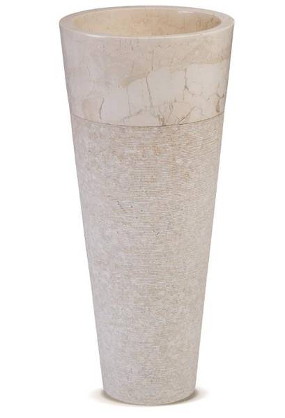 Freistehendes Waschbecken LANTA Creme