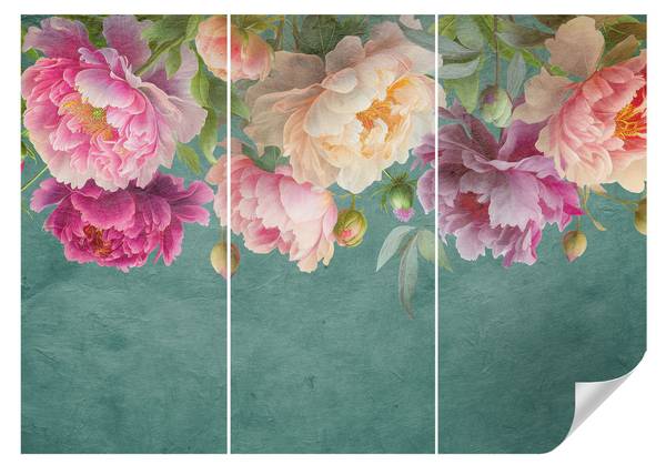 Selbstklebende Tapete Peonia 312 x 219 cm