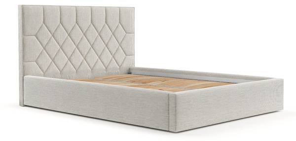 Polsterbett Brisa mit Stauraum  Inari Hellbeige - Liegefläche Breite: 180 cm