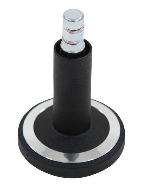 Stuhlgleiter STATO-M Schwarz - Silber