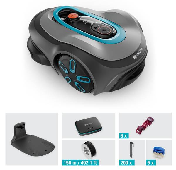 Mähroboter SILENO MAX Modell 800 Grau - Kunststoff - 59 x 33 x 79 cm