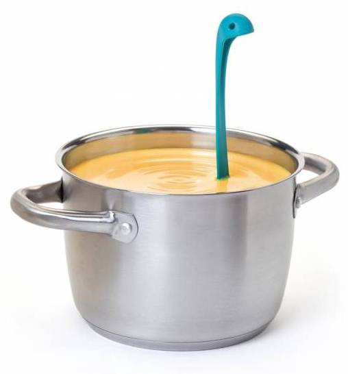 Suppenkelle Nessie Blau - Kunststoff - 10 x 10 x 24 cm