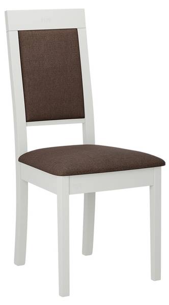Stuhl Roma 13 Kaffeebraun - Weiß