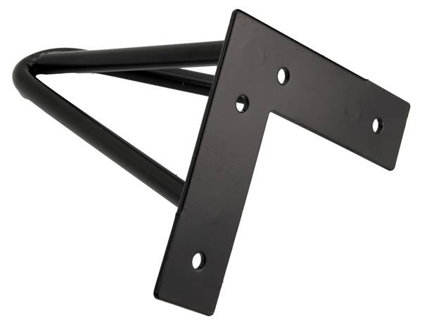 Möbelbein Hairpin 4er-Set Schwarz - Metall - 11 x 15 x 11 cm