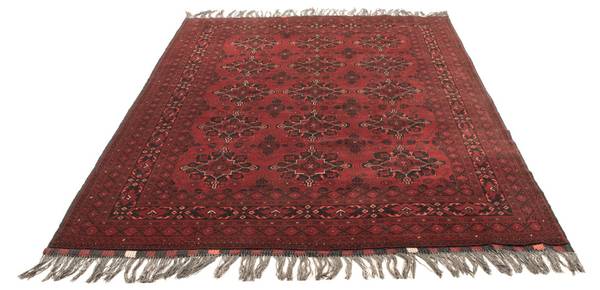 Orientteppich Oriental Rot - Naturfaser - 194 x 1 x 293 cm