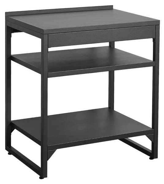 Outdoor-Küche Kea Schwarz - Metall - 60 x 90 x 80 cm