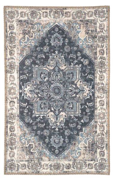 Fußmatte Havana Blau - Textil - 80 x 1 x 50 cm