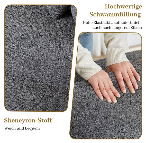 3-Sitzer Sofa RMCFT Grau
