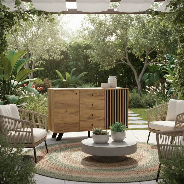 Sideboard Breaker Braun - Holzwerkstoff - 120 x 75 x 38 cm