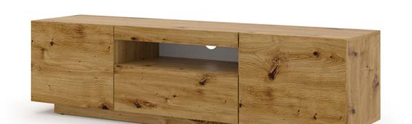 TV Lowboard Aura 150 Eiche Dekor - Breite: 150 cm