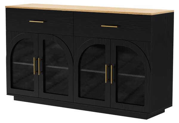 Sideboard Neptunus Ⅰ Schwarz