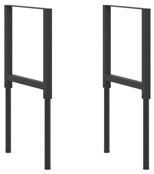 Metallrahmen 3004514 (2er Set) Schwarz - Breite: 55 cm