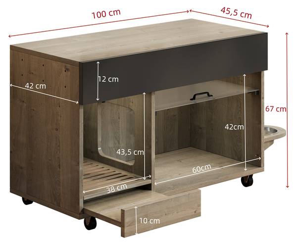 kattenkast WoodyZoo Ⅱ kopen | home24