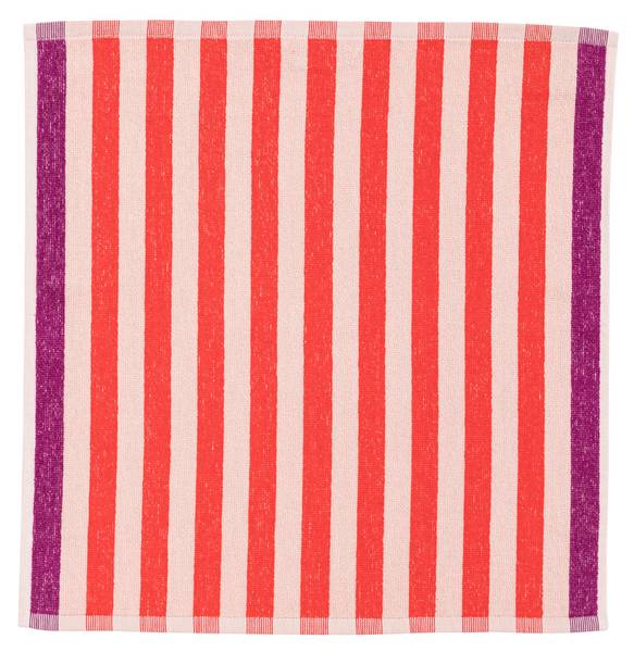 Küchentuch Myla 3er-Set Orange - Violett - Rot - Türkis - Textil - 45 x 1 x 45 cm
