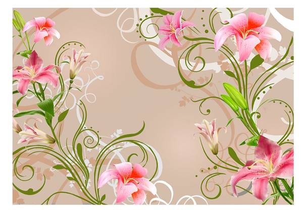 Vliestapete Lilien Lif 400 x 280 cm