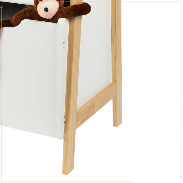 Opergbox Osta wit - massief hout - 36 x 48 x 49 cm