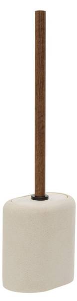 Toilettenbürste ARGILEO Beige - Kunststoff - 12 x 39 x 8 cm