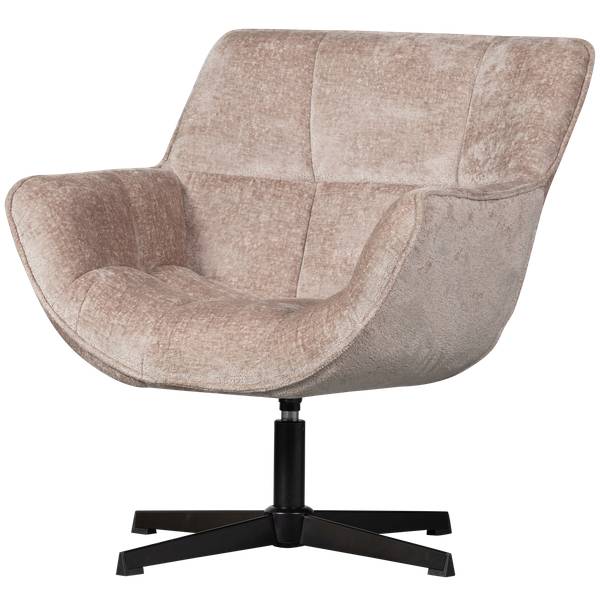Sessel Wibo Grau - Microfaser - Polyester - ABS - 71 x 94 x 83 cm