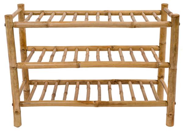 Schuhschrank BANDUNG Braun - Massivholz - 68 x 49 x 28 cm