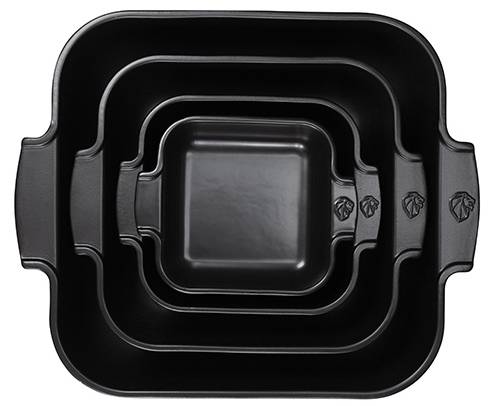 AUFLAUFFORM Appolia 28cm Schwarz Keramik Schwarz - Keramik - 25 x 1 x 33 cm
