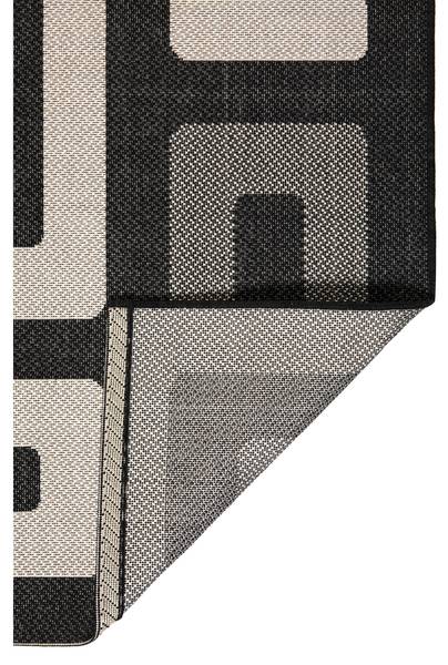 Teppich Timea Schwarz - Textil - 230 x 1 x 160 cm