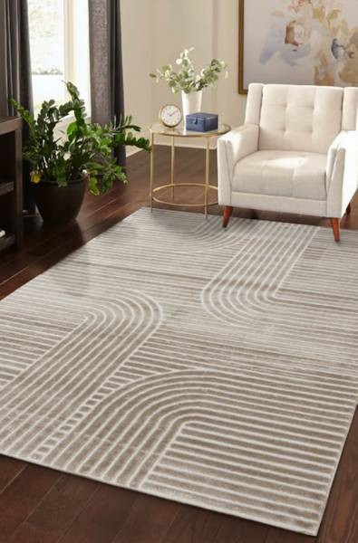 Wohnzimmerteppich CHIKA Beige - 120 x 170 cm