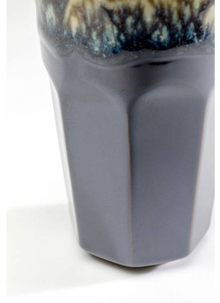 Tasses Lio bleues set de 4 Bleu - Pierre - 8 x 12 x 8 cm