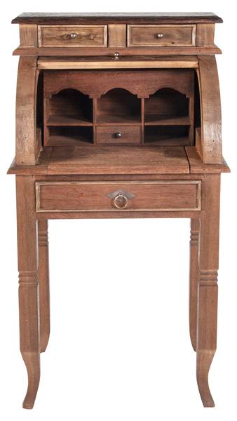 SEADRIFT Sekretär Braun - Teakholz - 55 x 100 x 41 cm