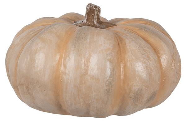 Dekoration Kürbis Deco&Keegan Beige - Kunststoff - 22 x 13 x 22 cm