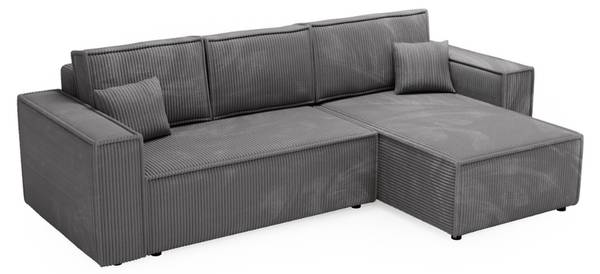 Ecksofa PRATO XL Dunkelgrau