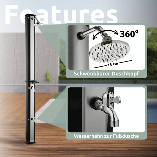 Solardusche WATI Höhe: 225 cm