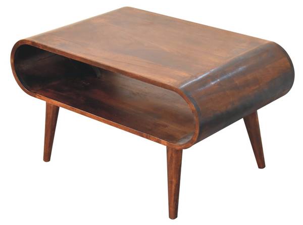 Salontafel Amaya bruin - mango - 80 x 44 x 50 cm