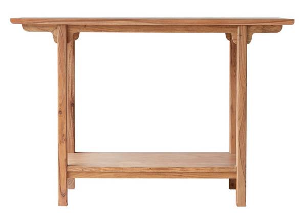 Konsolentisch Elie Beige - Akazie - 120 x 80 x 38 cm