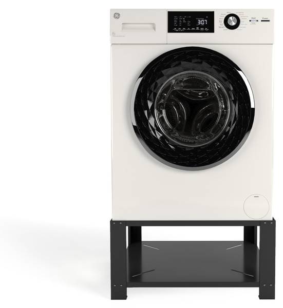 Waschmaschinen Untergestell Ecoslim Schwarz - Metall - 63 x 31 x 54 cm