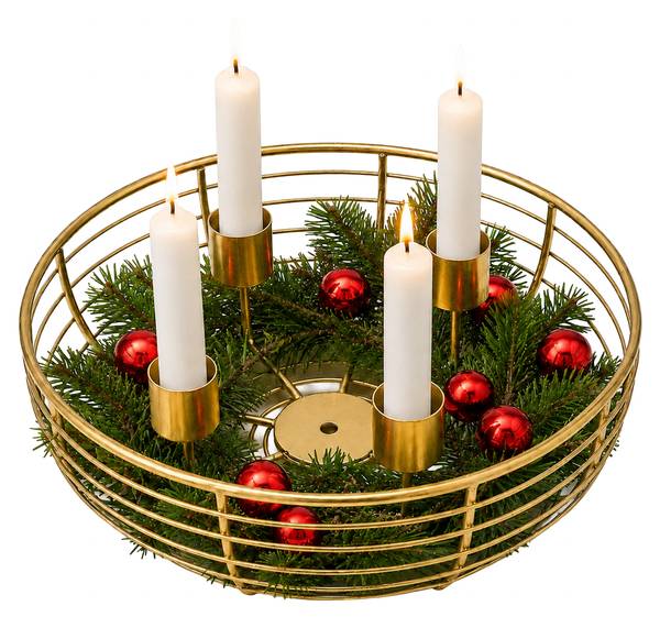 Adventskranz Metallschale kaufen