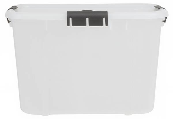 Aufbewahrungskorb Velvet Durchsichtig - 29 x 22 x 38 cm