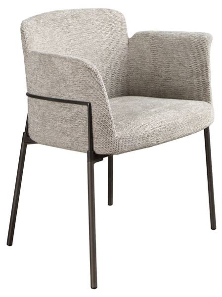 Stuhl 4170 Grau - Flachgewebe - Polyester - Webstoff - Silikon - 66 x 77 x 54 cm