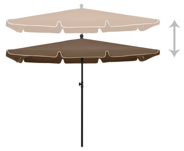 Sonnenschirm D770 Taupe