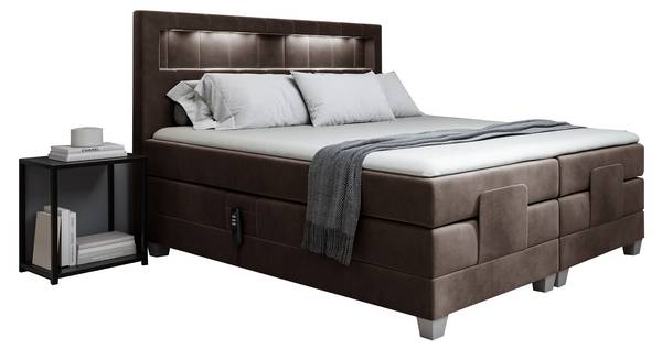 Boxspringbett ASPERO Braun
