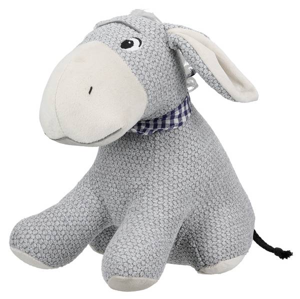 Türstopper Esel Elias Grau - Textil - 15 x 24 x 22 cm